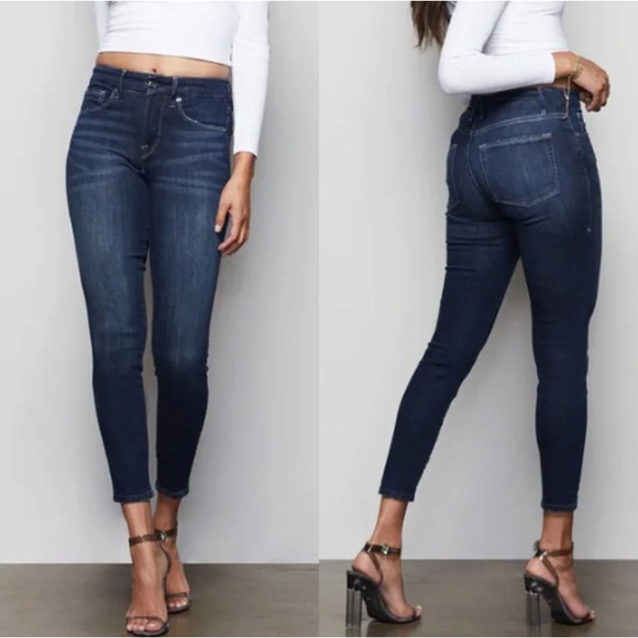 Good American Denim - Good American Good Legs Crop Skinny Jeans B260